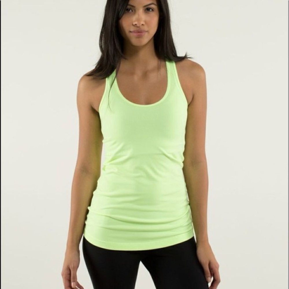 Lulu Lemon Women's Neon Tank Top.